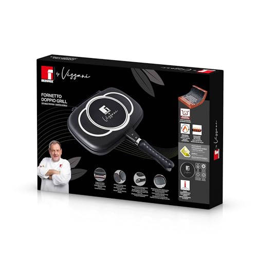 Padella Induzione E Gas Bergner Double Grill Basso By Vis - 8