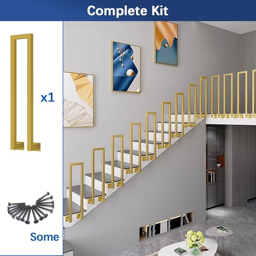 Rampe d'entrée en fer forgé artisanal pour escalier extérieur de 35 cm - 5