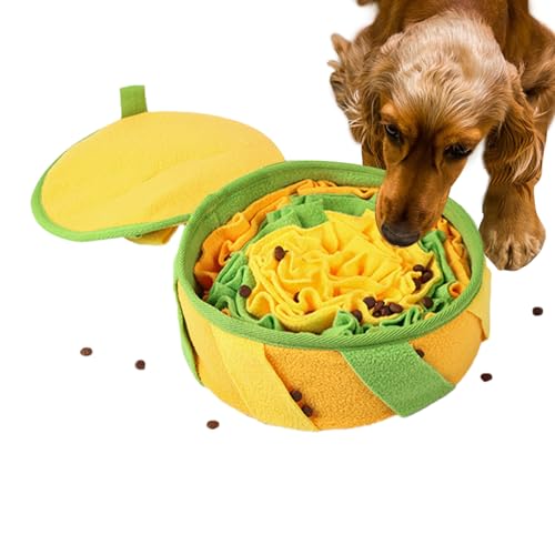 犬の採餌マット、ペット嗅覚マット 犬用おもちゃ ギフト パズル 減圧ゲーム インタラクティブ 四季 誕生日ギフトボックス 犬用嗅ぎ取りマットパッド | 犬用スニッフィングマットインタラクティブフィードパズル | 犬の精神刺激おもちゃ、犬のおやつディスペンサ