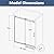 68-72 in. W x 76 in. H Single Sliding Shower Door Soft-Close with Buffer, Frameless Glass Shower Door with 3/8 in. Tempered Clear Glass, Stainless Steel Handle, Easy to Clean & Install, Brushed Gold