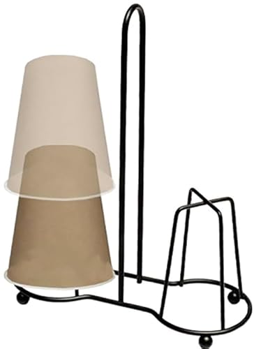 Portabicchieri da Tavola Black Globe in Metallo 2 Posti Artex