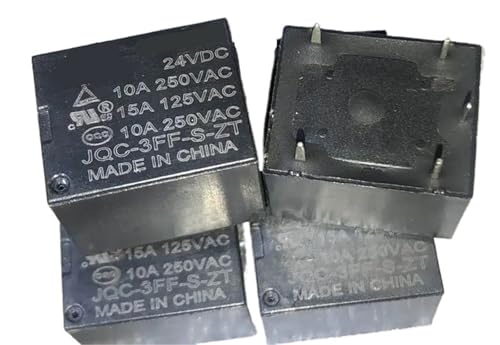 JQC-3FF-S-Z JQC-3FF-S-ZT 12V/24V/5VDC (T73C-10A/15A) Relay 5pins 1Pcs