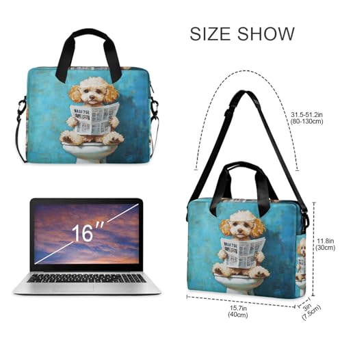 Bolso portátil para laptop 15.6 pulg con correa miniatura 5