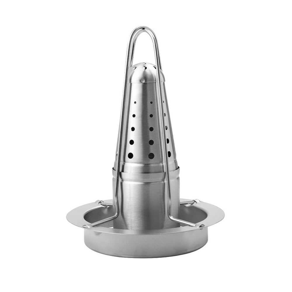 Grille à poulet 17,5 x 24 cm avec support vertical pour cuisson uniforme