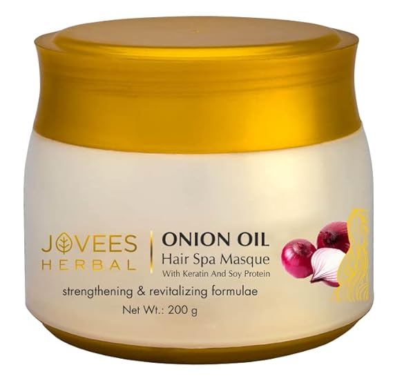 Jovees Herbal Onion Oil Hair Spa Masque With Keratin & Soy Protein
