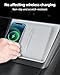 Model 3 Centre Control Wireless Charging Mat，Center Console Wireless Charger Pad Compatible with Tesla Highland Model 3 2024 2025 (Model y Juniper chager mat White A)