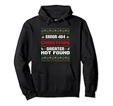 Photo Gallery funny error 404 maglione natalizio non trovato brutto natale felpa con cappuccio Photo Gallery funny error 404 maglione natalizio non trovato brutto natale felpa con cappuccio