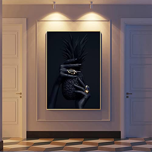 Toile femme africaine tableau abstrait moderne pour salon