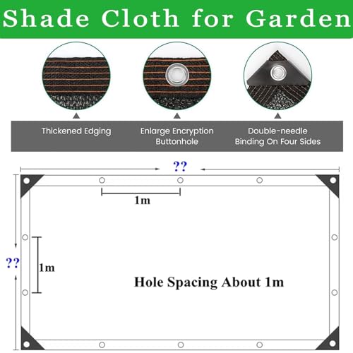 Malla de sombra para patio exterior y terrazas familiares de 13x22 6