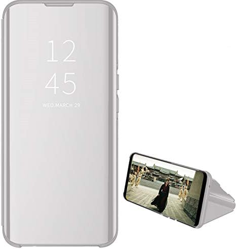 Hülle® Plating Flip Mirror Case Compatible for Samsung Galaxy S11e (Silver)