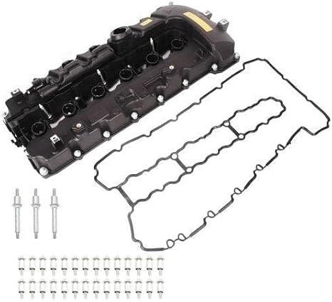 Turbo Engine Valve Cover w/Gasket +Cap For BMW 135i 335i 535i Z4 X6 Replaces #11127565284, 11 12 7 565 284, 0360014, 264936