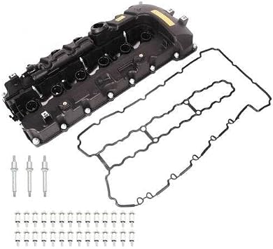 Turbo Engine Valve Cover w/Gasket +Cap For BMW 135i 335i 535i Z4 X6 Replaces #11127565284, 11 12 7 565 284, 0360014, 264936