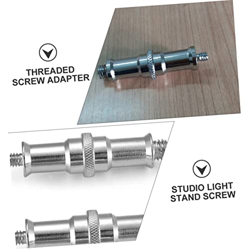 Image of Tofficu 6pcs 1 /4 to 3 /8 Threaded Screw Adapters for Light Stands Cold Shoe and Hot Shoe Mounts for Photography and Video Equipment