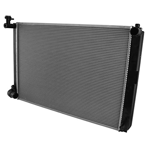 Radiator Assembly Aluminum Core Cross Flow for 2006-2008 Lexus RX400h & 2006-2007 Highlander Hybrid