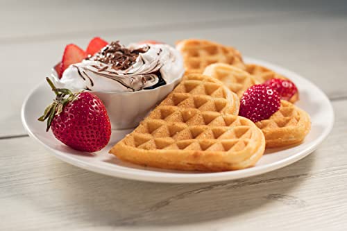 Heart Waffle Maker - Makes 5 Heart-Shaped Waffles - Non-Stick Baker For Easy Cleanup, Electric Waffler Griddle Iron W Adjustable Browning Control- Special Breakfast For Loved Ones Or Mothers Day Gift #TOP5