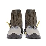 Gators for Hiking Boots and Shoes, Lightweight Low Gators Waterproof Ankle Gaiters Leg Gaiter for Outdoor Hiking Walking Backpacking