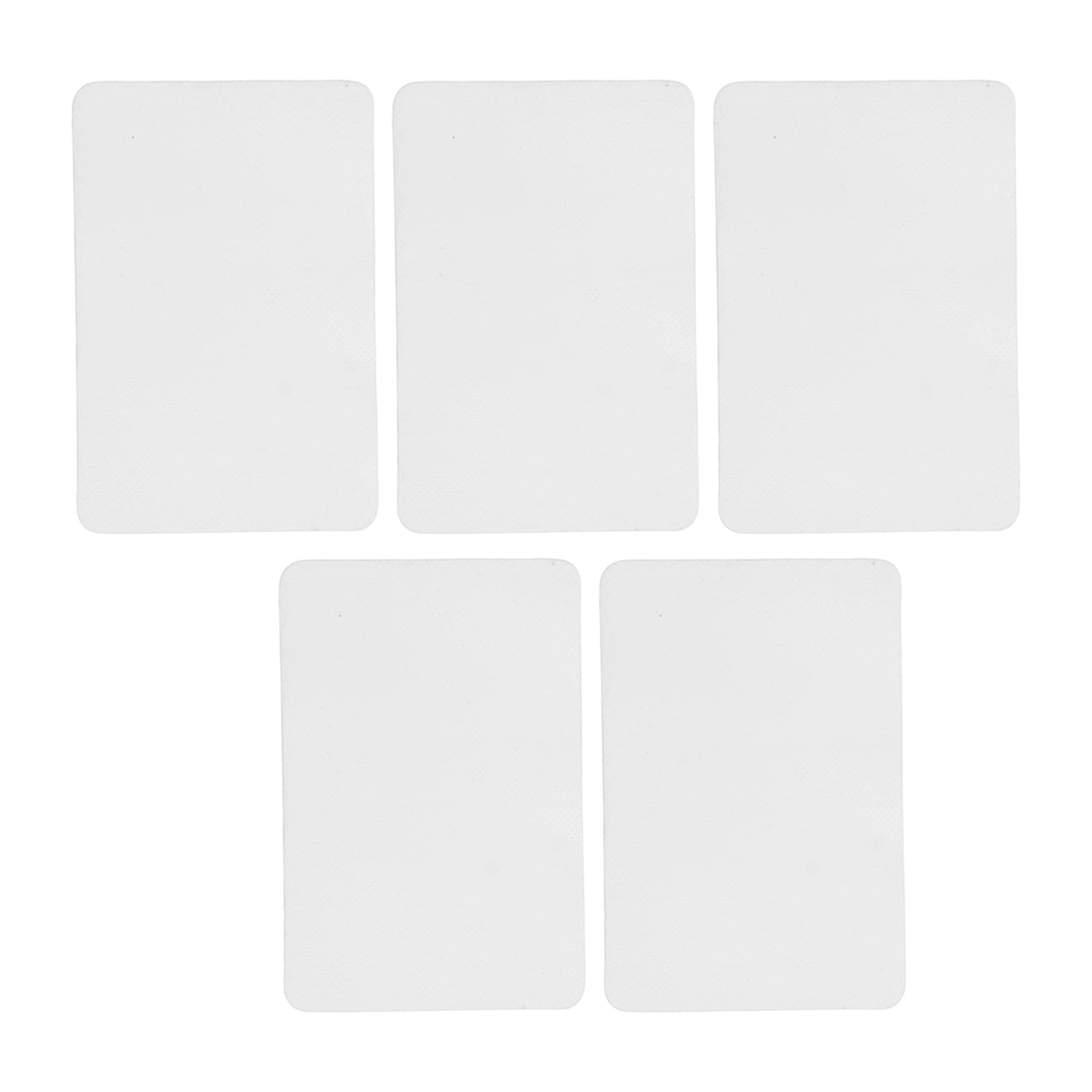 Jwthee Inflatable Boat Repair Patches, 5 PCS Water Proof PVC Patches Repair Kit (White)