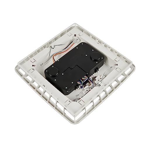Image of Broan-NuTone VC110CCT Sensonic Alexa Voice Controlled Smart Exhaust Fan with Dimmable LED Light and Bluetooth Speakers, 110 CFM,White, 13.25 inchx13.25 inchx5.75 inch