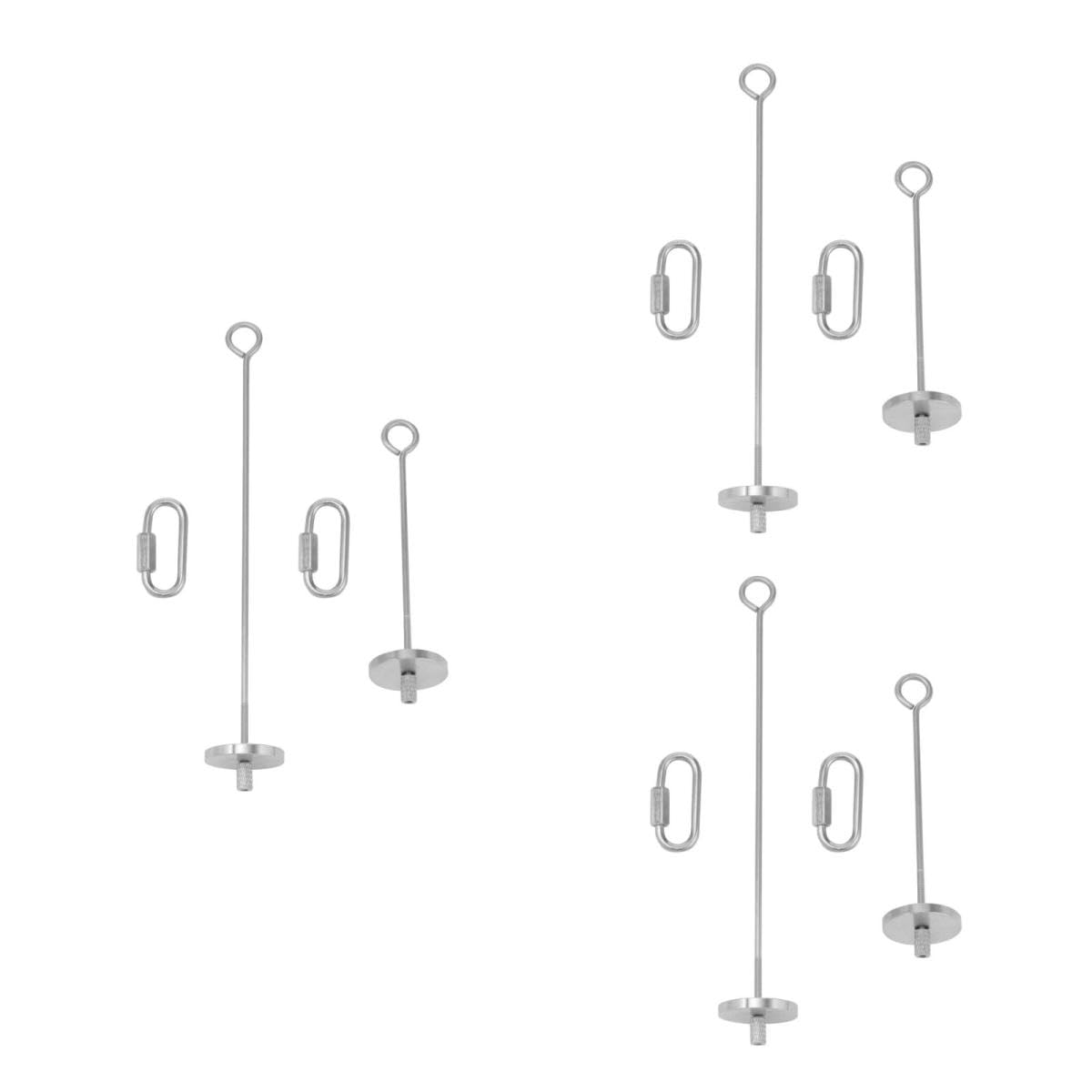DOITOOL 6piezas Soporte De Comida para Pájaros De Acero Inoxidable De Brochetas para Frutas y Verduras para Periquitos y Loros Fácil De Instalar Jaulas