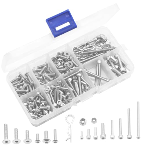 Vis RC M3 M4 ShareGoo avec broches et clips de carrosserie pour réparer votre camion court