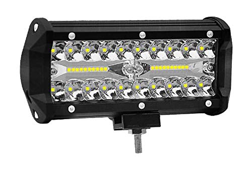 ALPHA DIMA 120W 36W 72W 180W Faro da Lavoro 6000K LED Luci Impermeabile IP67 Off Road Luci di Lavoro Barra per Fuoristrada Camion Auto(120W)