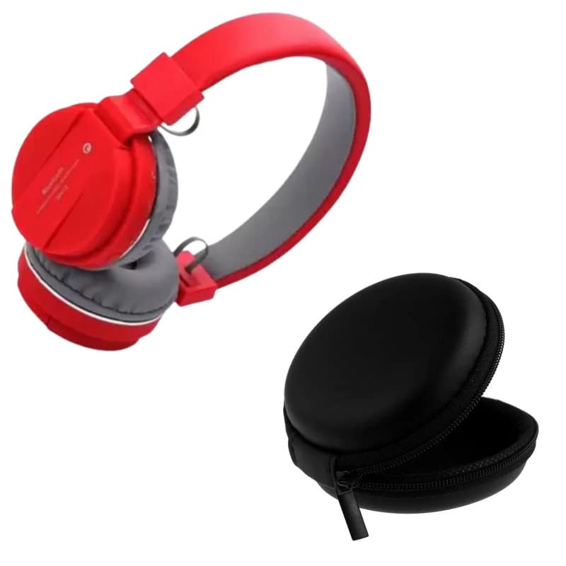 Elevea ( 12 Years Warranty - Comfortable On-Ear Bluetooth Wireless Headphone, Multi-Purpose Round Shape Pouch-image-18