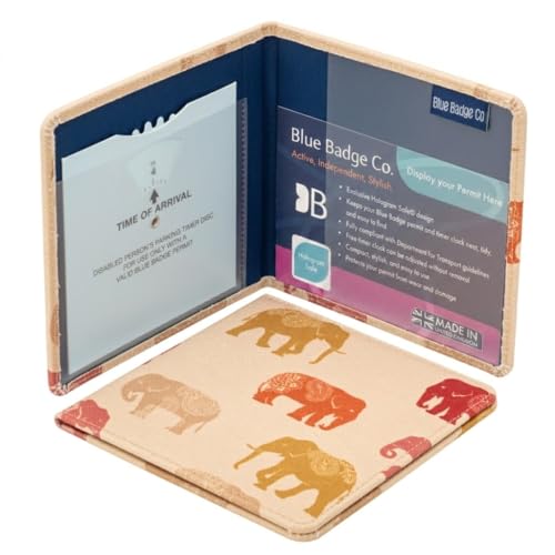 Image of Blue Badge Co Indian Elephant Tartan Hologram-Safe Wallet