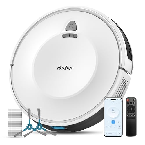 Redkey E6 Robot Aspirapolvere con 7000 Pa, Fino a 140