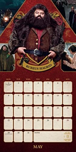 DANILO PROMOTIONS LIMITED Harry Potter Calendar 2023 Official Square Wall Calendar Gift Present with Free Organising Stickers, 30.5 cm x 30.5cm