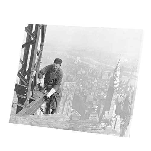 Tableau Décoratif Toile Imprimée Photo Historique Ouvriers New York 1920
