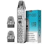 OXVA XLIM Classic Edition Vape Pod Kit - 1000mAh Battery, 30W Max Output, OLED Screen, Fast Charging, Compatible with All XLIM Pods, 2ML TBD No Nicotine (Silver)