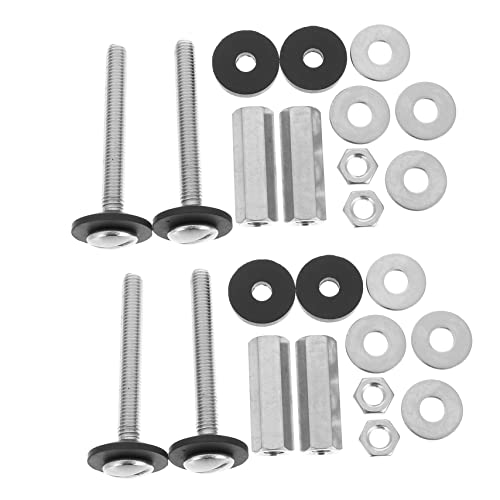Doitool Water Tank Screw Ground Screw Ar Parts Kit Washer Kit Toilet Floor Bolts Screw Sets Toilet Fittings Toilet Fixings Repair Kits Toilet Tank Fixing Screw Toilet Tank Screw Hinge 4Pcs #TOP1