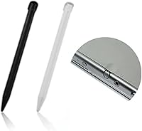 Vista 2 de XHBTS 3 piezas de plástico de repuesto para pantalla táctil, compatible con Nintendo New 3DS XL, 3DS LL (blanco)