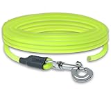 SNOOT 10m Rundleine, Schleppleine, Neon-Gelb, Hundeleine, Trainingsleine, sehr stabil, schmutz- und wasserabweisend
