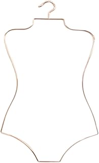 Milageto Metal Wire Body Shape Bikini Swimsuit Hanger Rack Clothing Hanger for Cloakroom Home Closet Laundry Bedroom