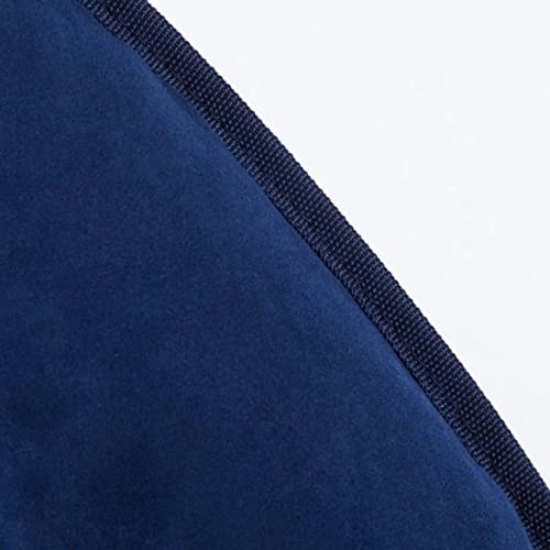 Urban Shop Micro Suede Saucer Chair, Adult, Navy #TOP3