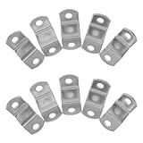 Construction robuste : fabriqués à partir de métal robuste, ces clips de quincaillerie pour cadre photo sont conçus pour durer, offrant un choix robuste et fiable pour vos besoins d'encadrement, kit de montage sur toile, clips photo décalés
