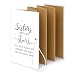 KJULYW Sister Gifts Small DIY Scrapbook Album 4.8x7 Inch, Sister Mother's Day Birthday Gifts, Sisters Are Like Stars Stretchable Accordion Foldable Photo Scrapbook Memory Book