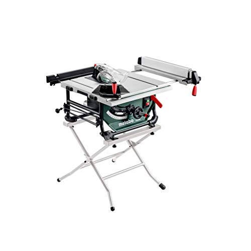 Metabo Tischkreissäge TS 254 M Set (mit Untergestell, 1500 W, Sägeblatt 254x30 mm, Säge klappbar, Tischverlängerung) 691154000