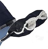 housse chaude poussette 【Matériel】Fait de doublure en laine super douce et de tissu imperméable.