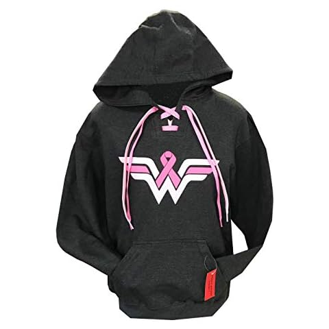 Side Out Sports Pink Wonder Lace Up Hoodie (Medium, Charcoal Grey) Cover