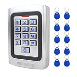 Retekess T-AC04 Digicode Tastatur Metall IP68 Zugangskontrolle PIN 125KHz RFID...