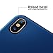 iPhone X Case,Sahiyeah Soft Liquid Silicone Protective Cover Smooth Shockproof Drop Proof Shell for iPhone X /10 5.8in,Blue