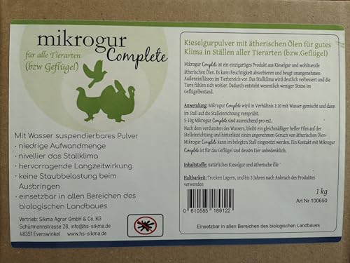 HS Sikma Mikrogur Complete Stallklima-Optimierer