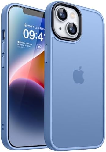 SORAKA Cover Trasparente Antiurto Per IPhone 14/13 (6,1″) – Custodia Grado Militare Con Pulsanti In Metallo - 2