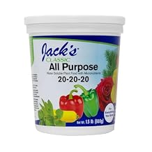 Jacks Classic All Purpose 20-20-20 Water Soluble Plant Food 1.5lbs