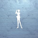 cybersavs AUTO Sailor Uranus Decoration Decor Bike MacBook Helmet Laptop Home Decor Wall White Sailor Moon Window Sticker