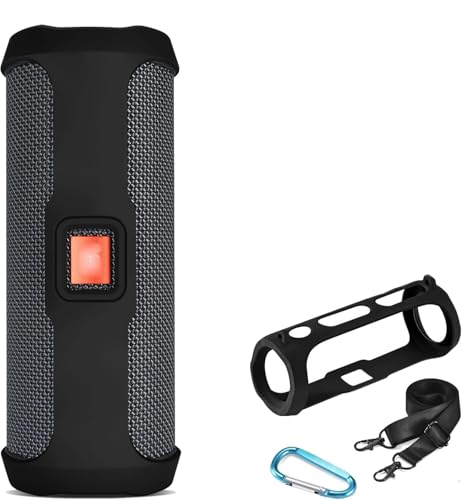 Alever JBL FLIP Essential 2�X�s�[�J�V���J�Q���ی�J�o�[�A�V�����_�[�x���g�Ƌ����t�b�N�t���g�ѕی�܁i���j