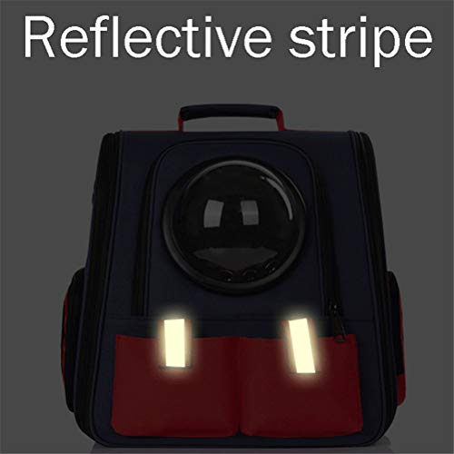 Musite Pet Bag Cat Tas Outwalking Reisdrager Draagbare Ruimte Capsule Ademende Hondentas/Geel - Afbeelding 4