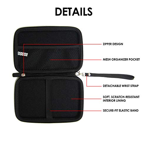 Ramtech Hard Travel Carrying Case For 6 7 Inch Gps With Stylus Pen & Screen Protector, Compatible With Garmin Dezl 760 Lm/Lmt, 770 Lmthd, 780 Lmt-S, Dezl Otr610 Otr700, Otr710, Dezlcam 785 Lmt-S, Hc7 #TOP1